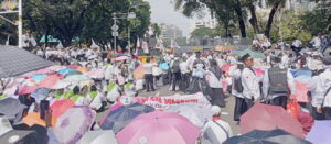 Ribuan Guru Swasta Demo Di Jakarta, Berakhir Damai Di Istana Negara 2 dudukperkara.com