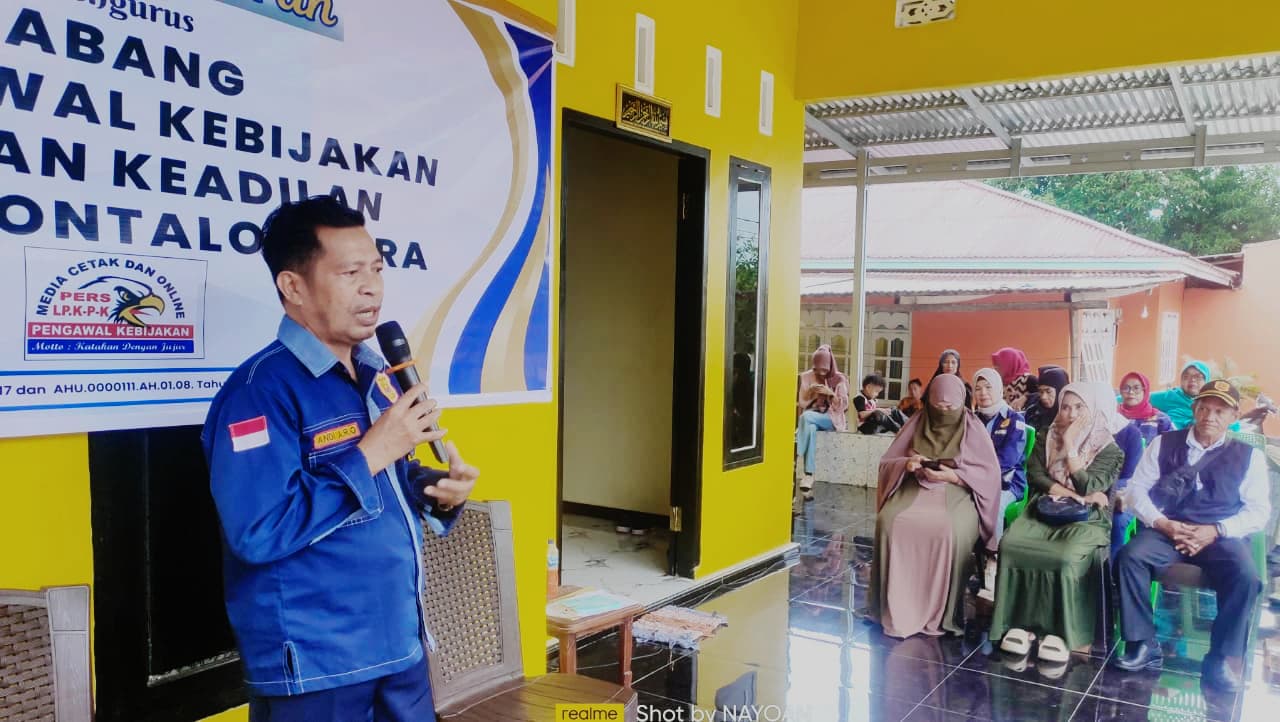 Ketua Umum Komisi Nasional LP.K-P-K: Andi Abdurahman Onge. (foto Nayoan)