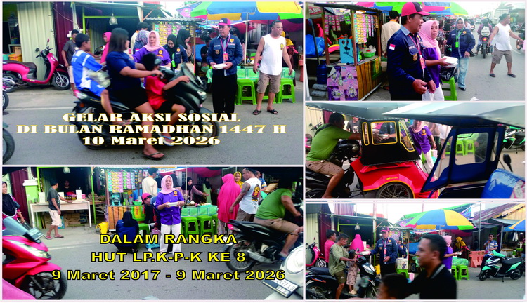HUT Ke-8 LP.K-P-K, Komcab Pohuwato Rayakan Dengan Aksi Sosial Berbagi Takjil Di Bulan Suci Ramadhan Tahun 2026.ft02a