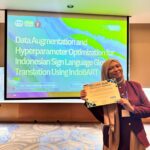 Nisma Fadilah menerima sertifikat IEEE