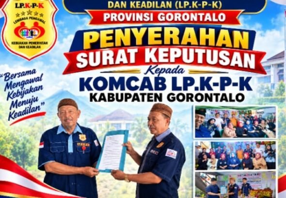 Mohamad K.Yunus Resmi Nahkodai LP.K-P-K Kabupaten Gorontalo Masa Bhakti 2026–2029.ft5