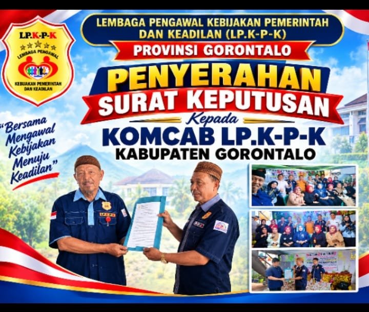Mohamad K.Yunus Resmi Nahkodai LP.K-P-K Kabupaten Gorontalo Masa Bhakti 2026–2029.ft5